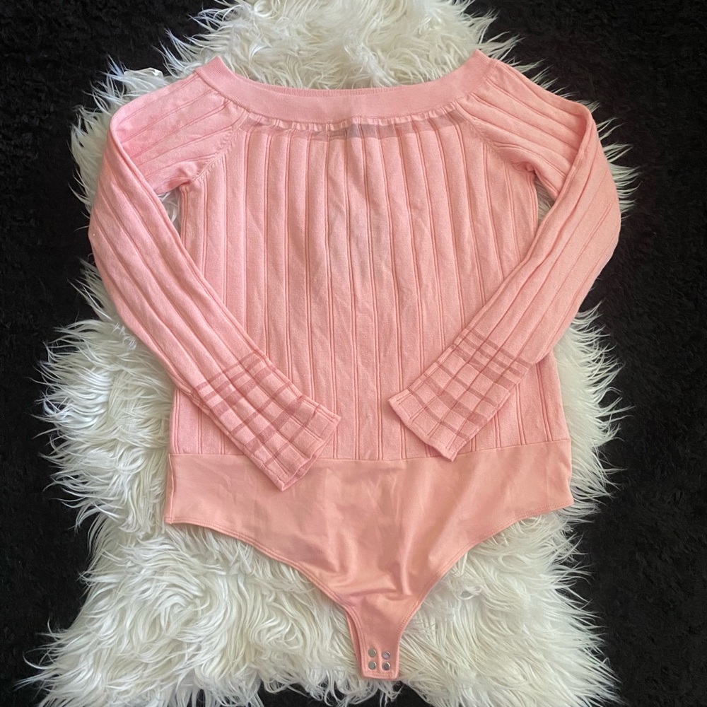 ILLUSION BODYSUIT SWEATER SIZE XL